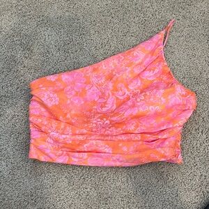 ZARA- one shoulder top